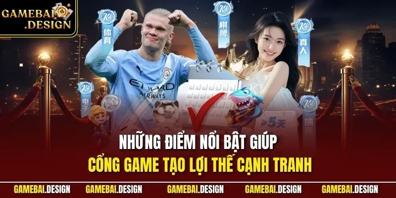 Những điểm nổi bật giúp cổng game tạo lợi thế cạnh tranh